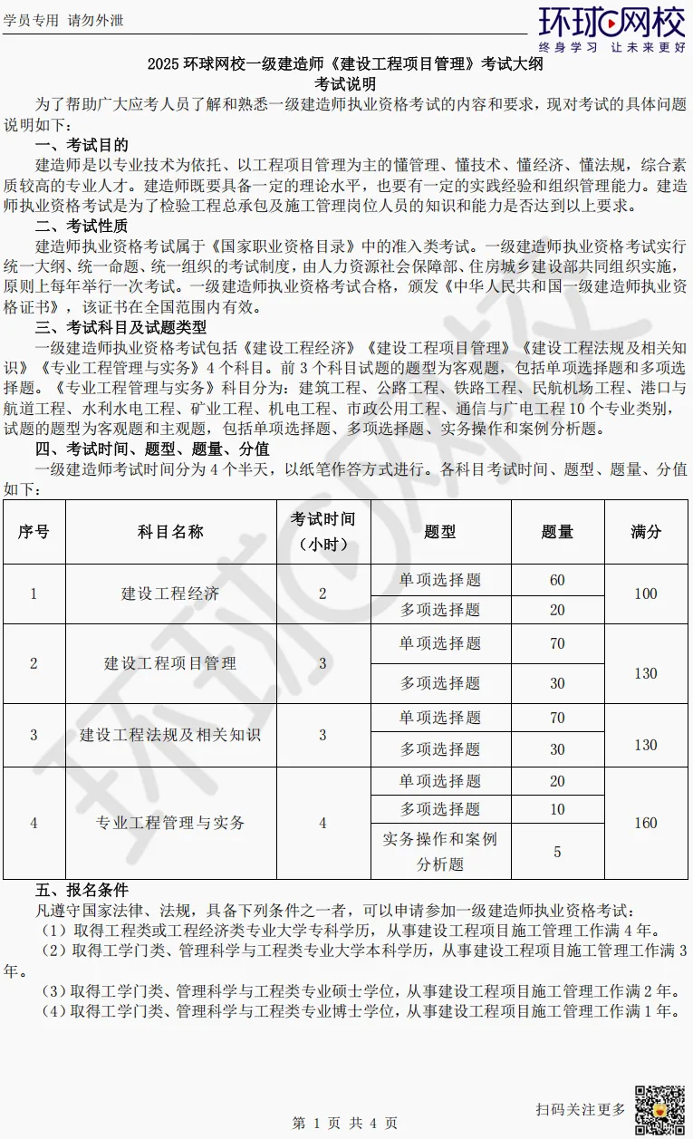 一建考试时间网